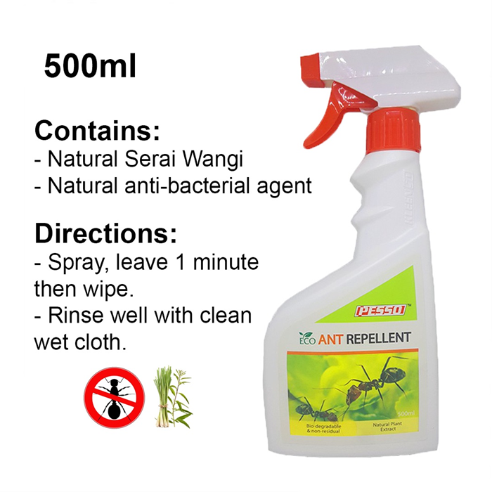 Buy PESSO Eco Ant Repellent Spray (500ml) /Ubat Semut /驱除蚂蚁驱虫清洁剂 car